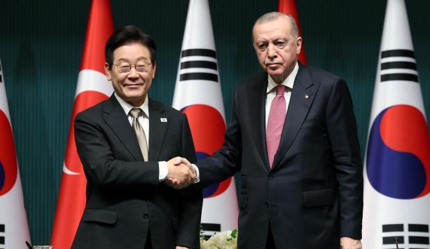 Cumhurbaşkanı Erdoğan ve Güney Koreli mevkidaşından ortak açıklama