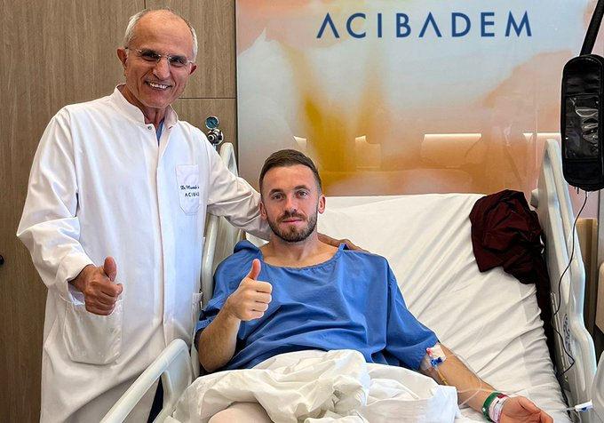 Başakşehir maçında sakatlanan Edin Visca ameliyat edildi.