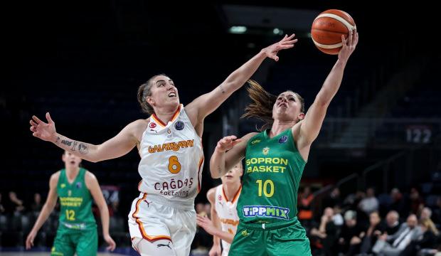 Galatasaray 104 sayı attı! Macar rakibe iki kat fark