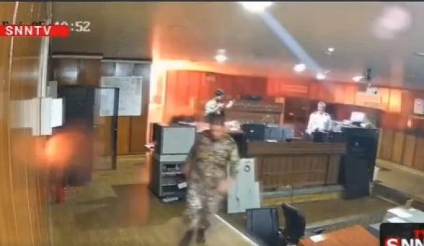 İran, İsrail ile savaşın görüntülerini yayınladı: Askeri üs böyle vurulmuş!