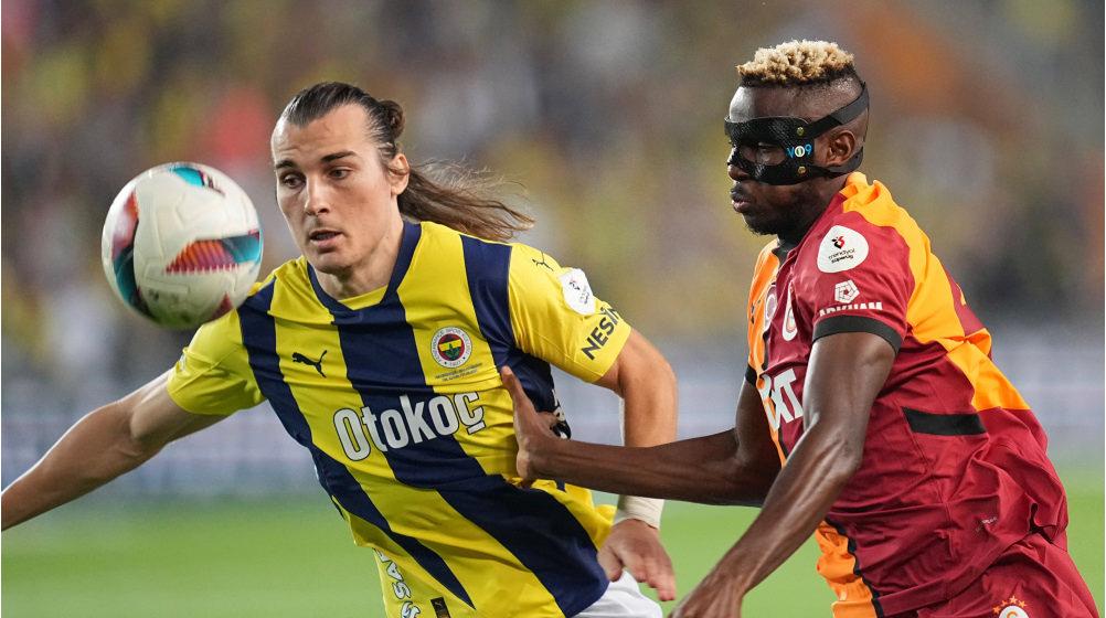 Fenerbahçe - Galatasaray maçı. Çağlar Söyüncü ve Victor Osimhen