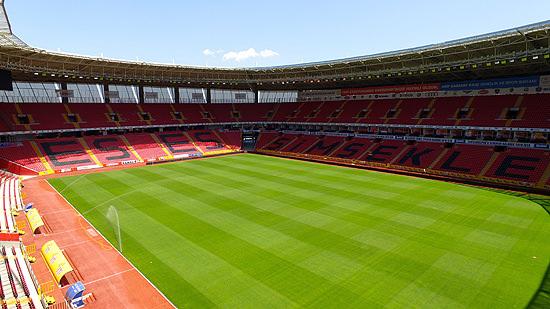 Eskişehirspor'un sahasından bir görüntü.