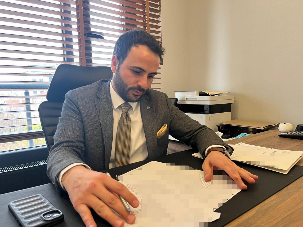 M.Ö.'nün avukatı Emre Can Şeker.