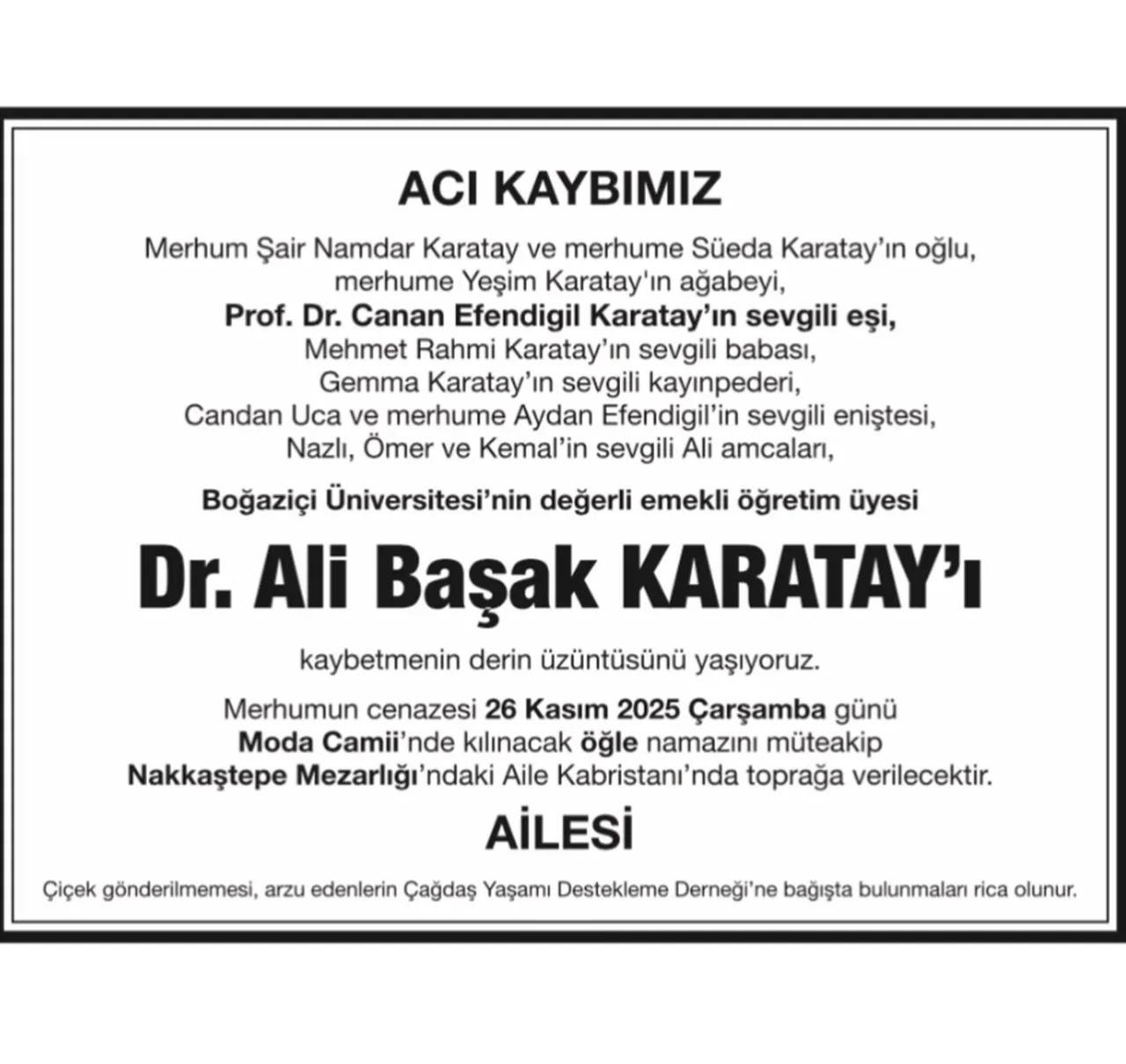 Karatay ailesinin paylaşımı