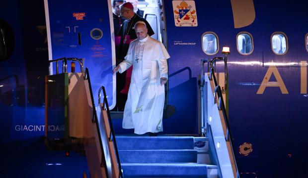 Papa Leo'nun uçağında Türkiye detayı: İnönü Stadı'na kadar uzanıyor