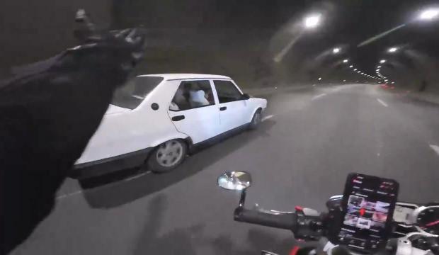 190 km hızla tünele daldı! Ölümden dönünce küfrü bastı