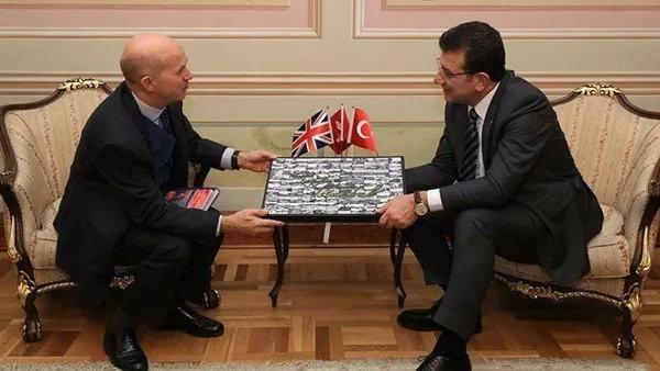 İngiltere'nin Ankara Büyükelçisi Chilcott ile İmamoğlu baş başa