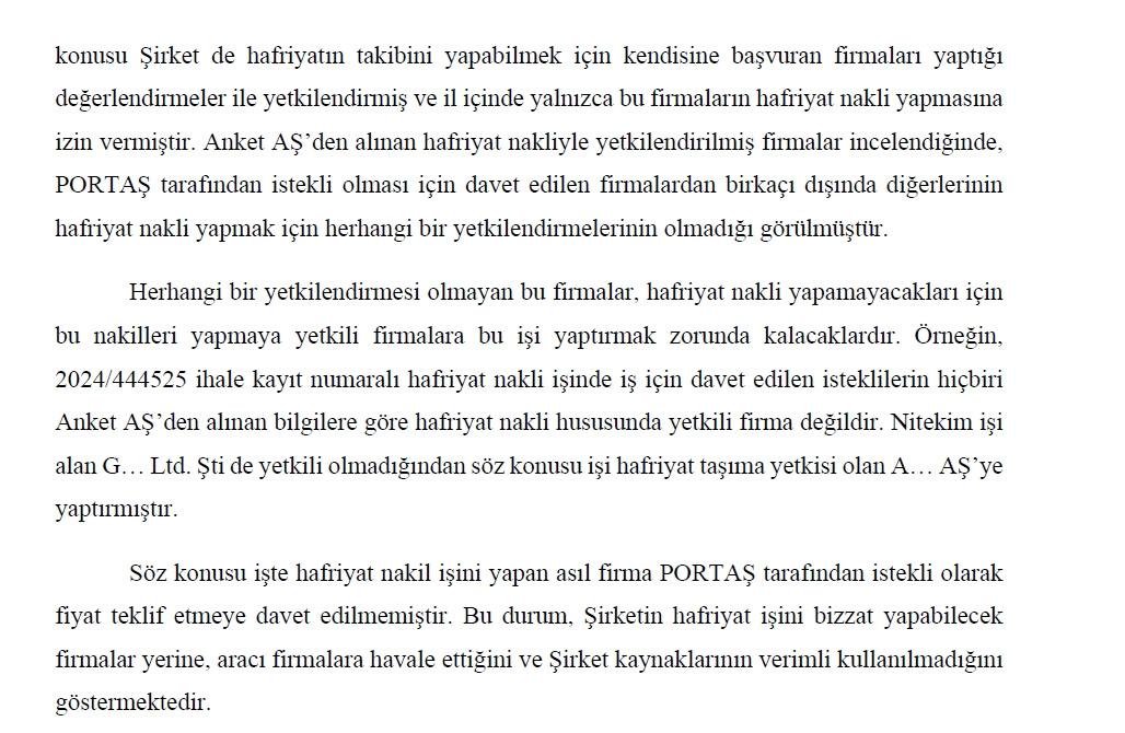 Sayıştay raporundan