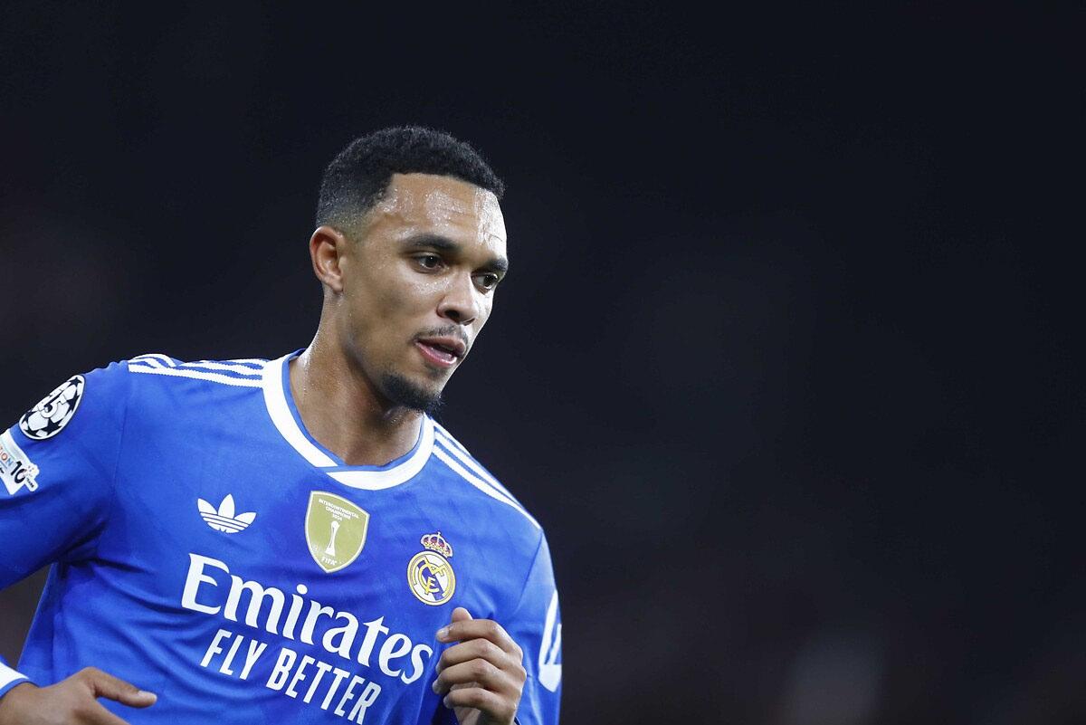 Trent Alexander-Arnold, UEFA Şampiyonlar Ligi'nde oynanan Olympiakos - Real Madrid maçında, 27 Kasım 2025