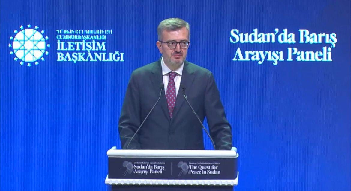 İletişim Başkanı Burhanettin Duran, 'Afrika'nın Kalbinde Süregelen Çatışma: Sudan'da Barış Arayışı' panelinin açılışında önemli mesajlar paylaştı