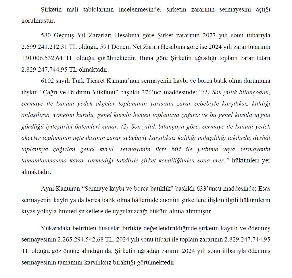 Sayıştay raporundan