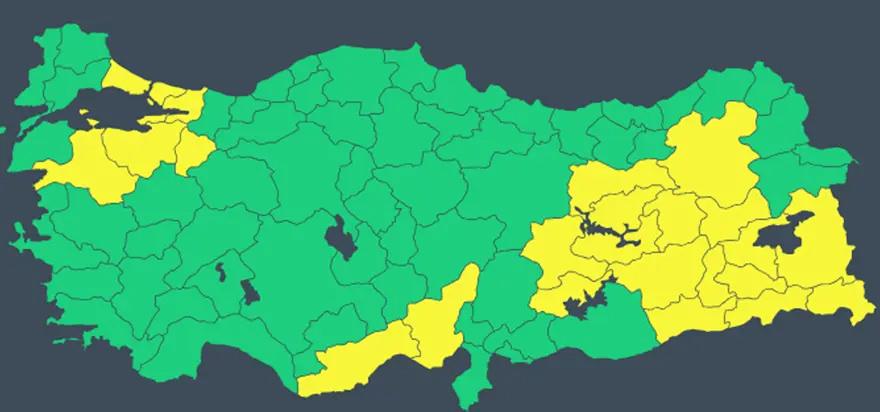 TÜRKİYE GENELİ HAVA DURUMU
