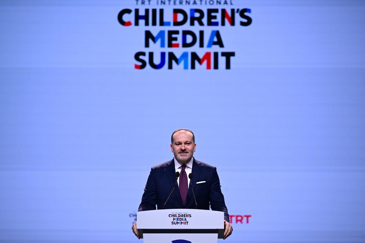 TRT Genel Müdürü Mehmet Zahid Sobacı, programa katılarak konuşma yaptı.