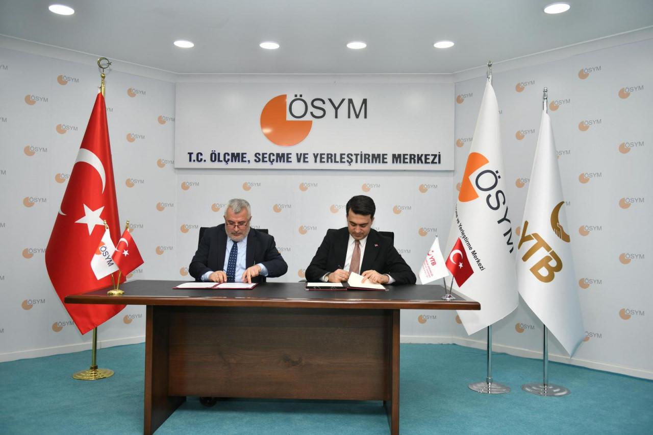 YTB ve ÖSYM’den uluslararası öğrenci seçiminde stratejik iş birliği.