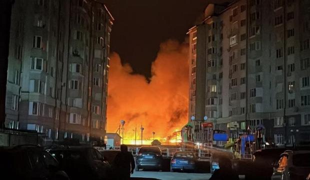 Rusya'dan Ukrayna'ya İHA ve füzelerle saldırı