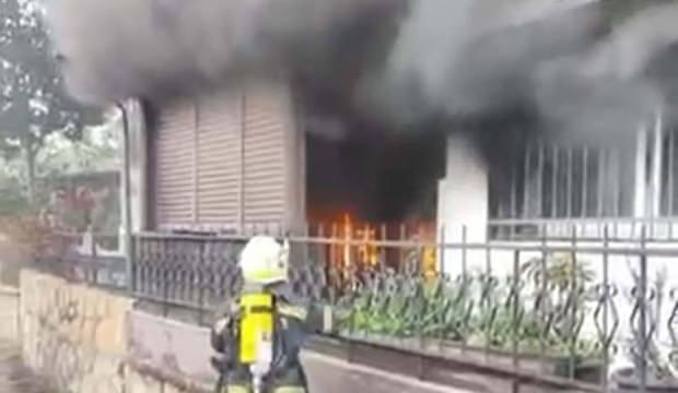 Ailesi ile tartışıp evi ateşe verdi