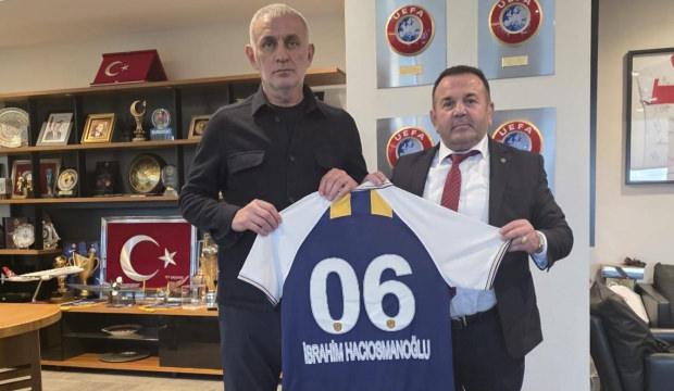 Ankaragücü Başkanı Yaman'dan TFF Başkanı Hacıosmanoğlu'na ziyaret