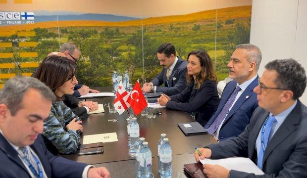 Bakan Fidan, Gürcistan Dışişleri Bakanı Botchorishvili ile bir araya geldi