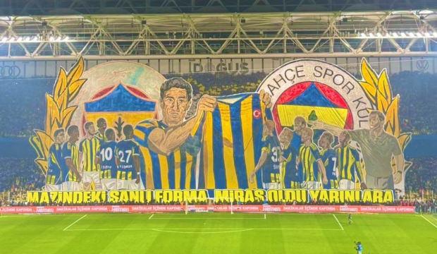 Fenerbahçe taraftarından derbiye özel koreografi!