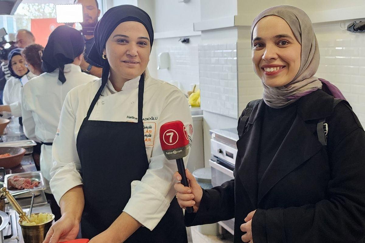 Yarışmada birinci olan Hatice Kadıoğlu