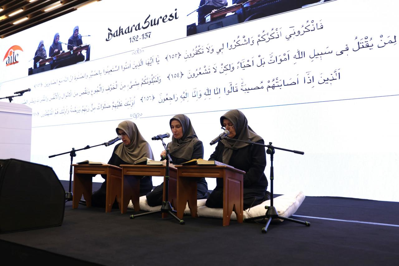 Dolappare Kur’an Kursu işitme engelli kursiyerlerinin sessiz Kur’an okuması