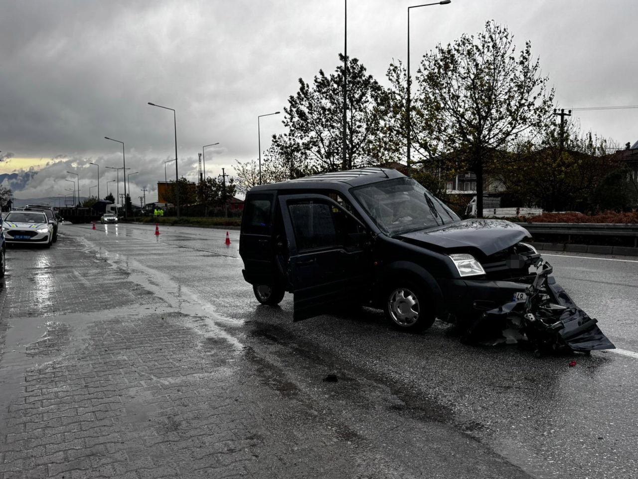 Kaza yerinden görüntü