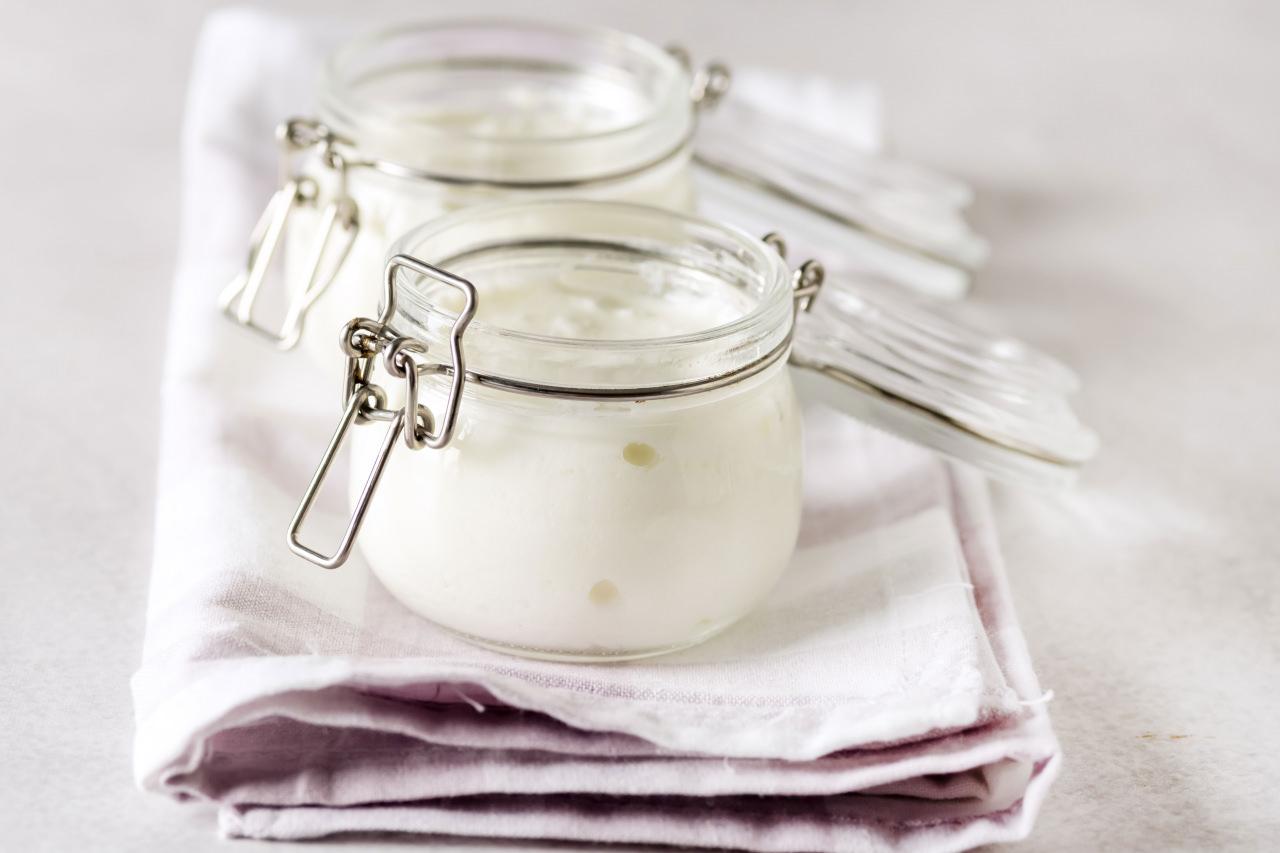 Kavanozlanmış yoğurt