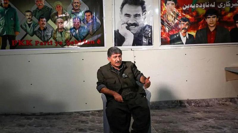 Terörist Amed'in AFP'ye verdiği röportajdan bir kare