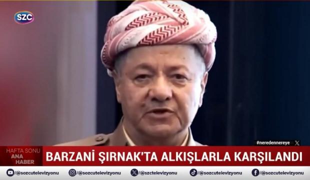 Sözcü TV, Barzani haberinde Türk bayrağını fluladı