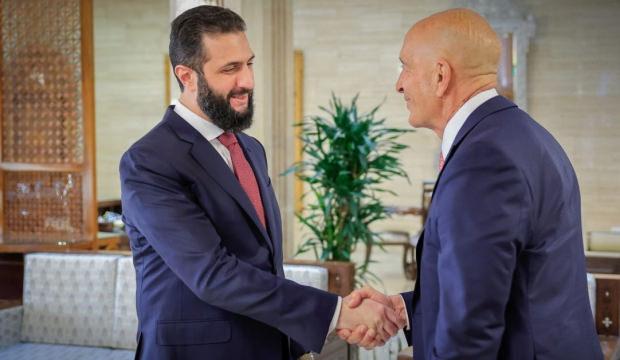 Suriye Devlet Başkanı eş-Şara, Tom Barrack'ı kabul etti