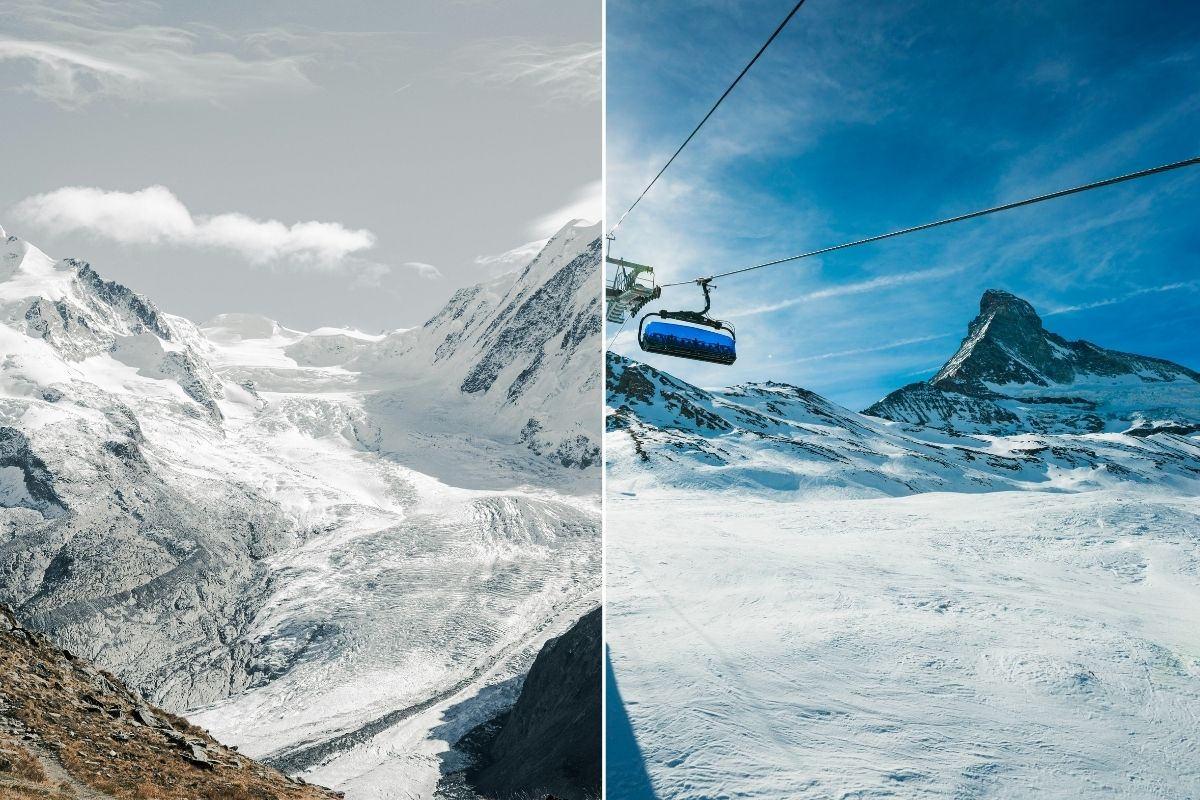 Zermatt ve St. Moritz, hem pist kalitesi hem de muhteşem manzaraları ile kayakçıların favorisi.