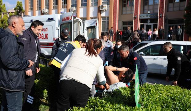 Aydın'da akıl dışı olay! Boşanma duruşmasından çıktı, eşini bıçakladı