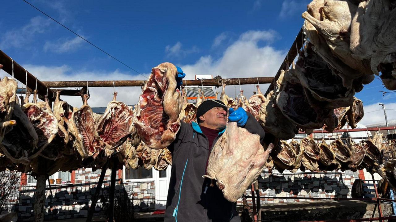 Kaz üreticisi Çetin Cengiz.