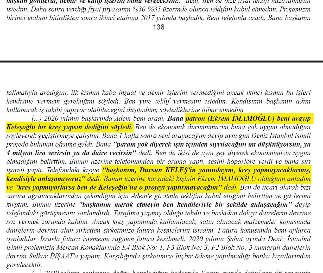 Dursun Keleş'in itirafı
