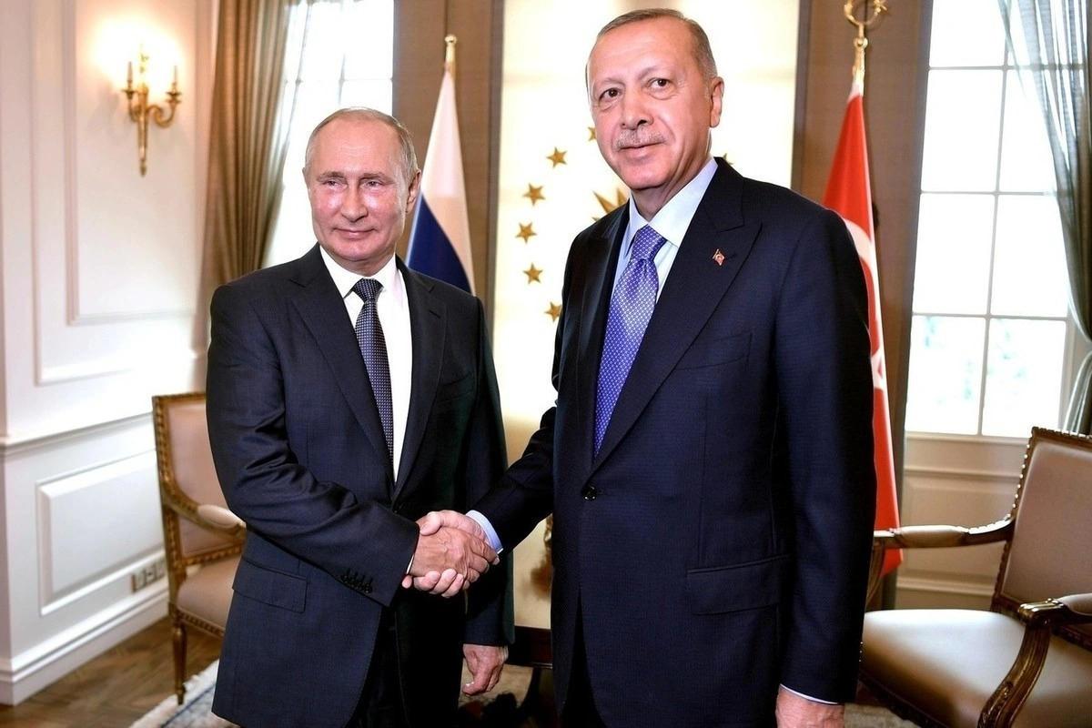 Rusya Devlet Başkanı Vladimir Putin ve Cumhurbaşkanı Recep Tayyip Erdoğan