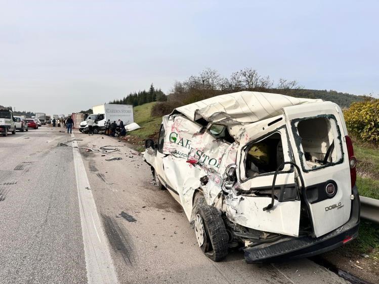 Kaza yerinden görüntüler