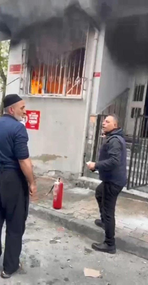 Yangın yerinden görüntüler