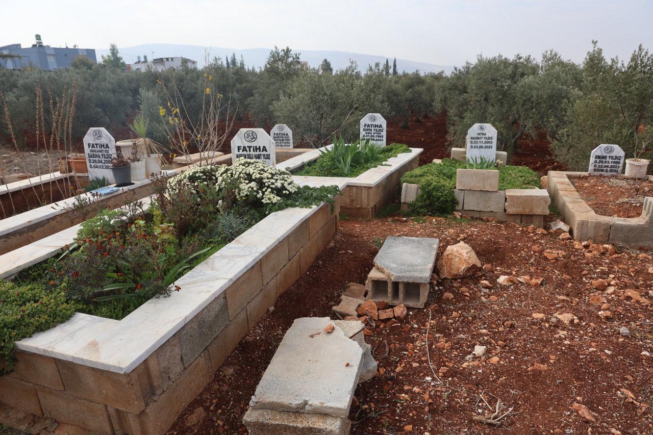 Kabir taşlarındaki 'Yıldız' soyadı dikkat çekti.