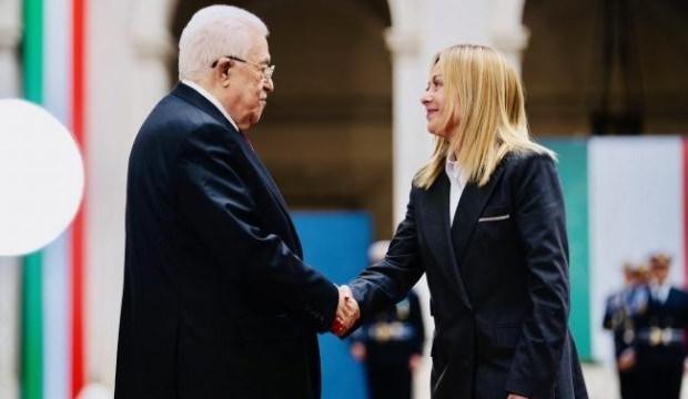 Filistin Devlet Başkanı Abbas'tan İtalya'ya "Filistin Devleti'ni tanıyın" çağrısı