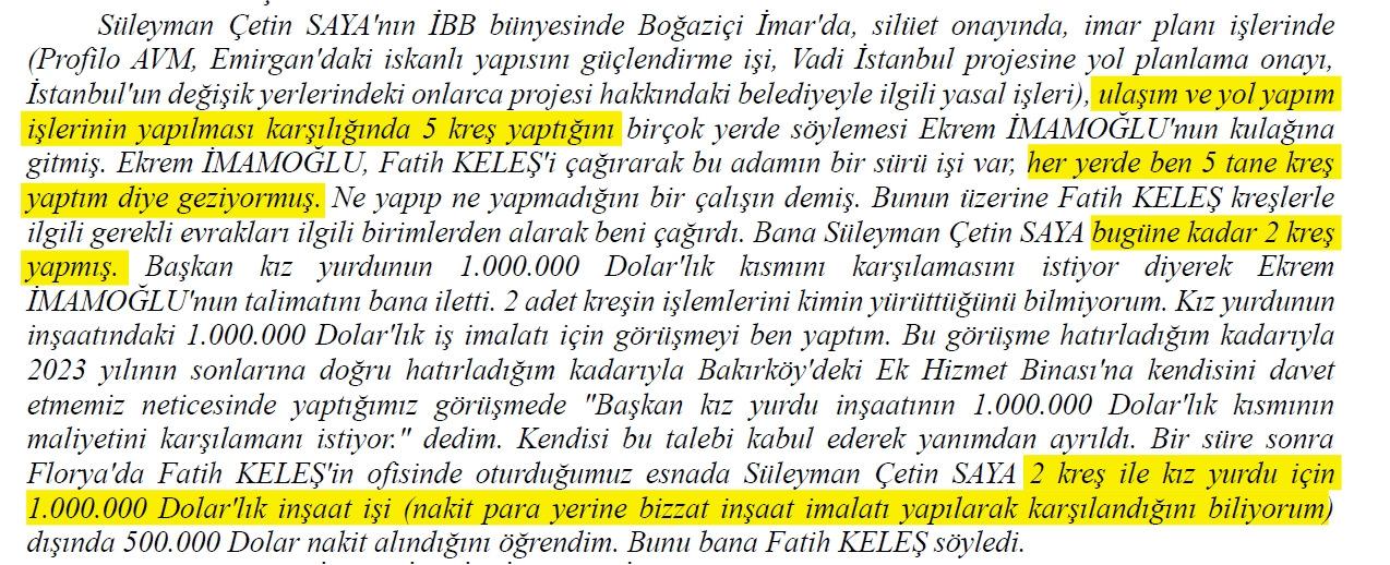 Yakup Öner'in İBB kreşi itirafı