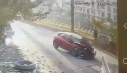 Kaza anı görüntüsü