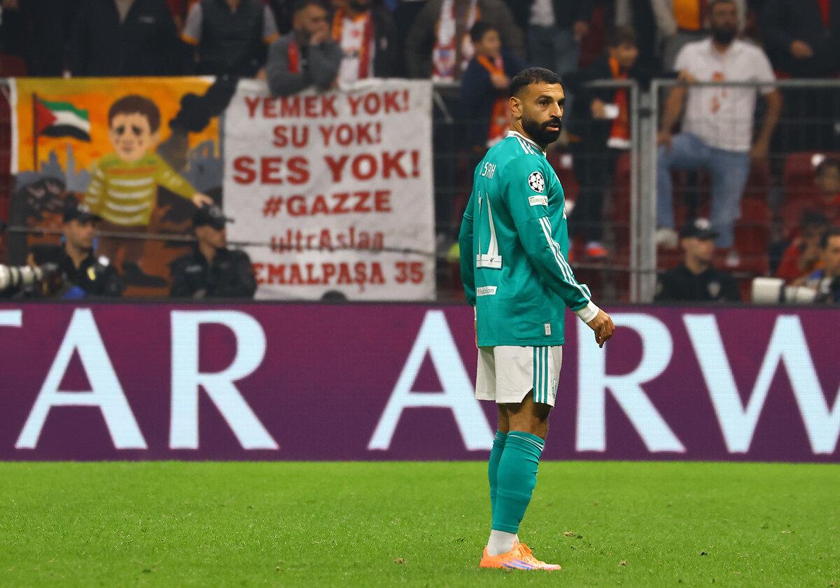 Salah, Şampiyonlar Ligi'nde bu sezon oynanan Galatasaray-Liverpool maçında oyuna ikinci yarıda dahil olmuştu.