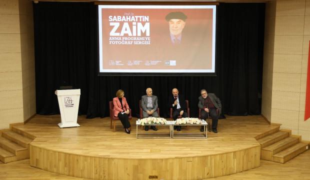 Sabahattin Zaim, vefatının 18. yılında İZÜ’de anıldı