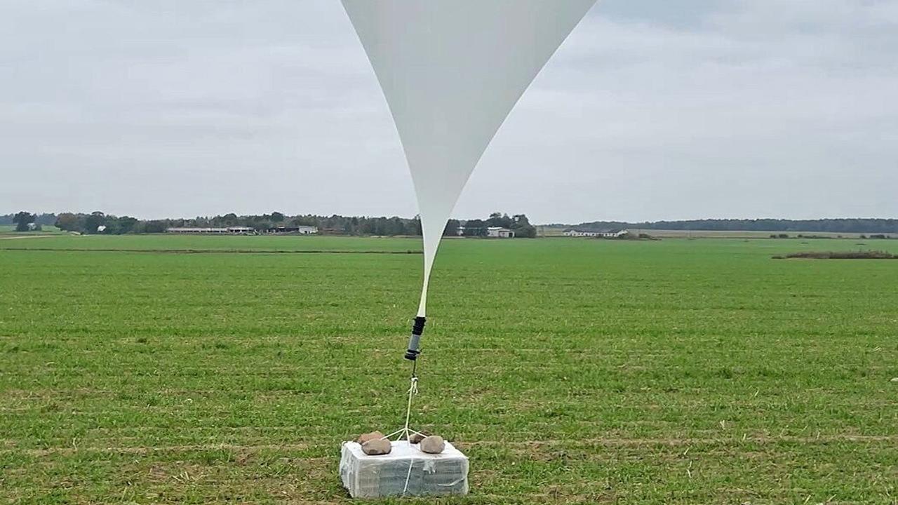 Belarus'tan Litvanya'ya kaçak malzeme taşıyan bir balon