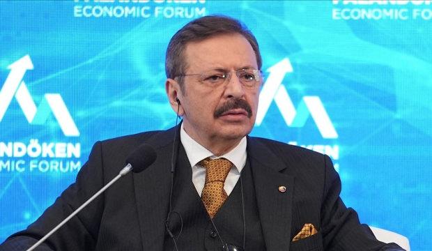 TOBB Başkanı Rifat Hisarcıklıoğlu'ndan bankalara 'faiz' &ccedil;ağrısı: Gecikmeden yansıtın
