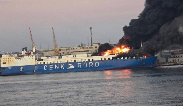 Türk gemisinin Ukrayna limanına yaklaştığı sırada vurulduğu iddia edildi