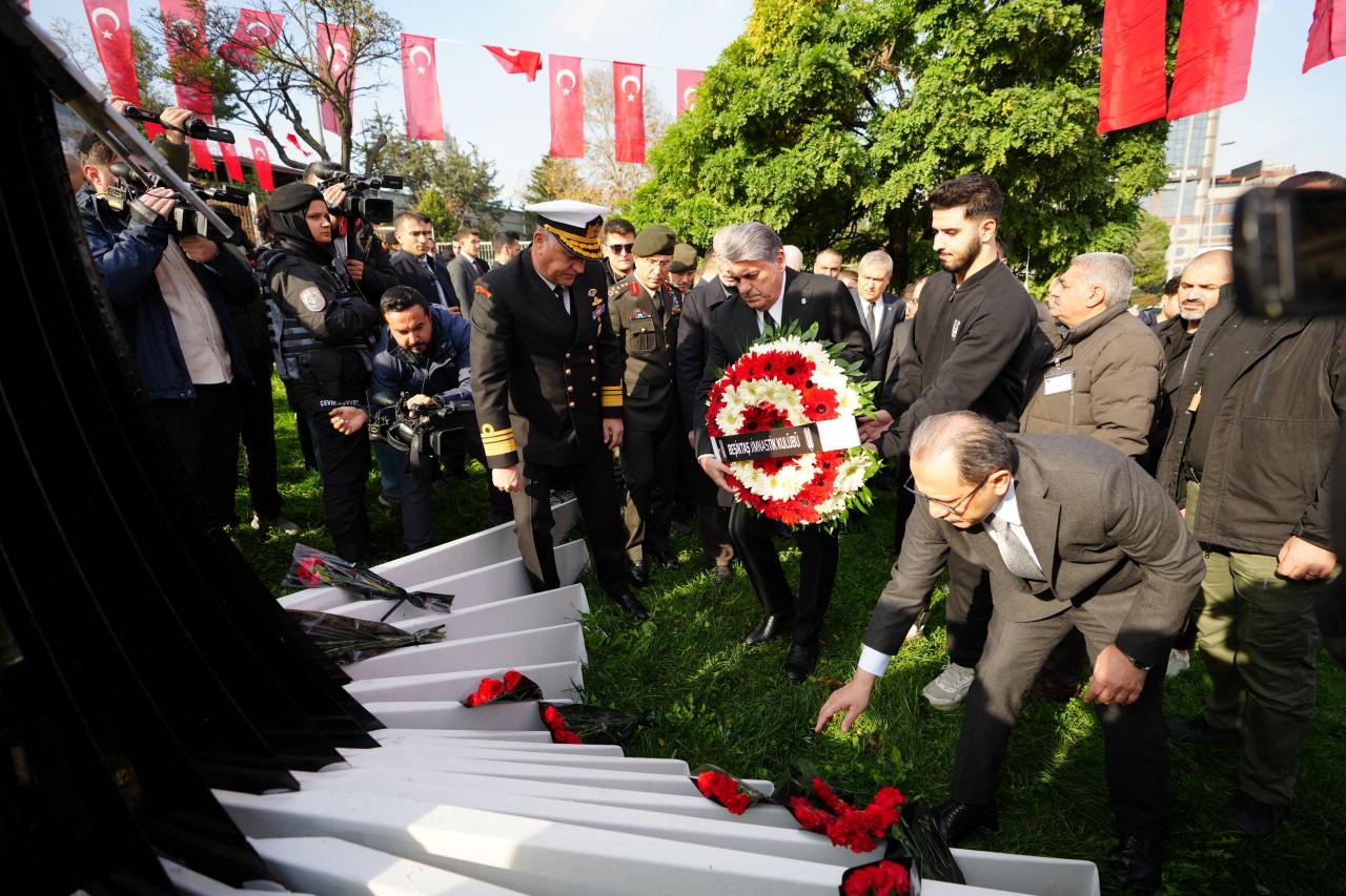 Anma töreninden bir görüntü.