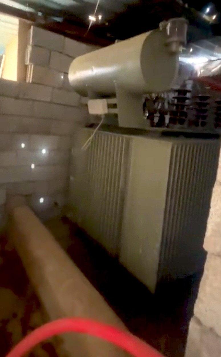 Kaçak trafo ile 1500 hanelin ihtiyacını karşılayacak elektrik üretildi.