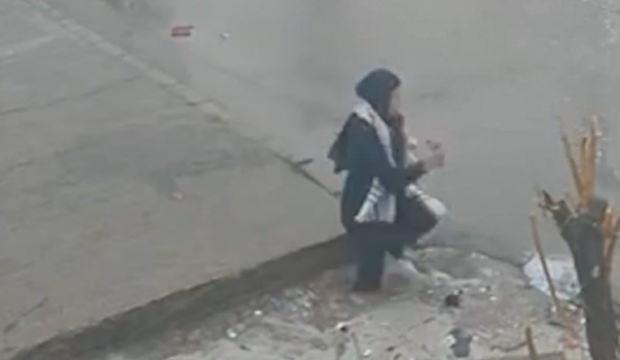 Yolda yürürken bir anda gözden kayboldu: Ürdün'de yaşanan o anlar kamerada