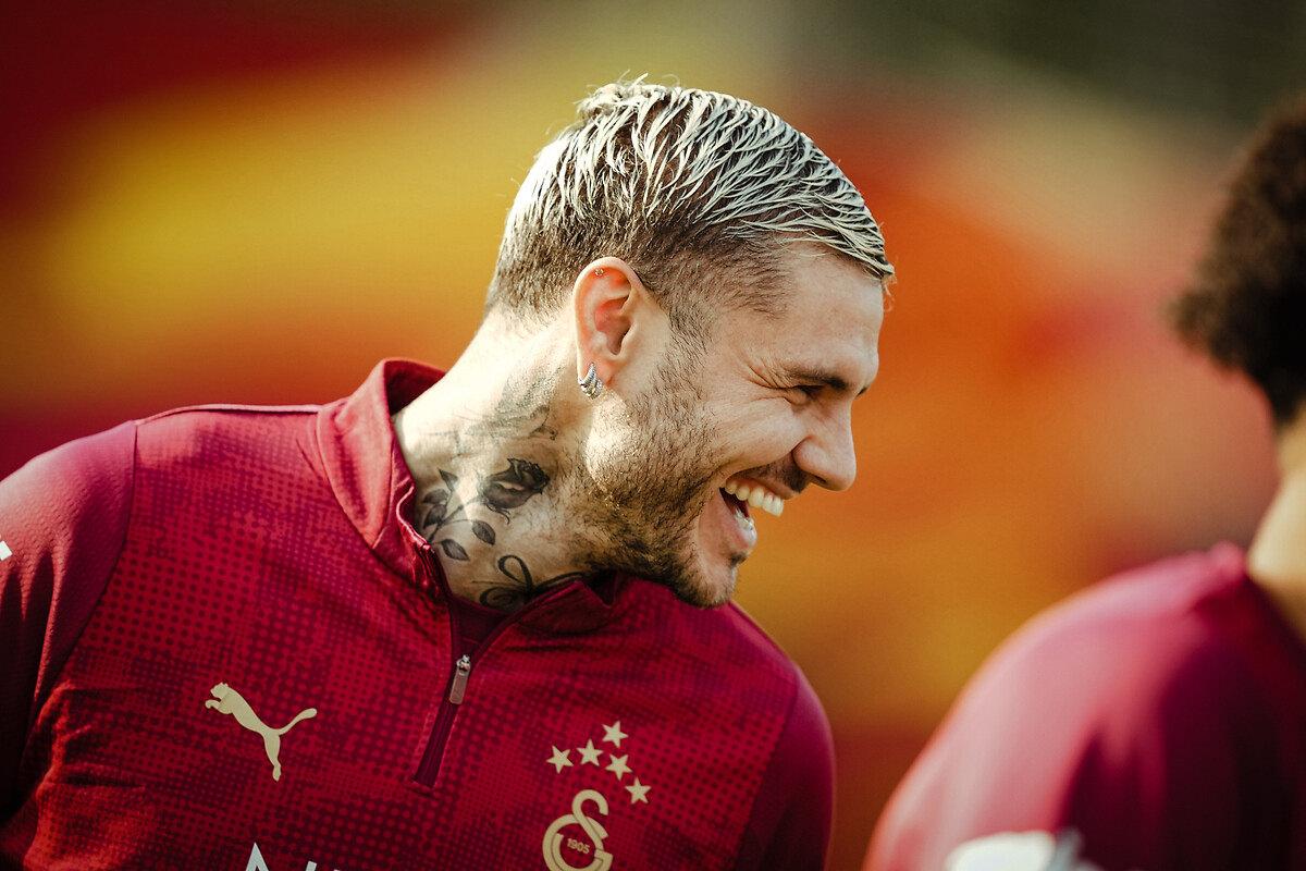 Mauro Icardi, Galatasaray antrenmanında, 12 Aralık 2025